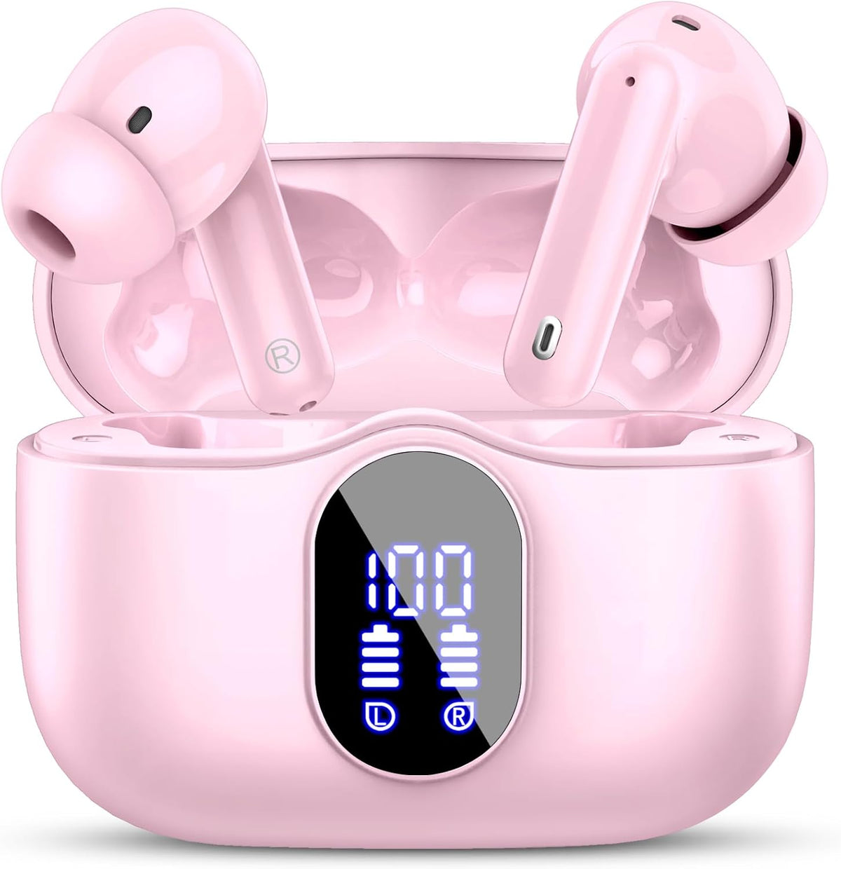 Auriculares inalámbricos, Bluetooth 5.4 Auriculares estéreo y llama...