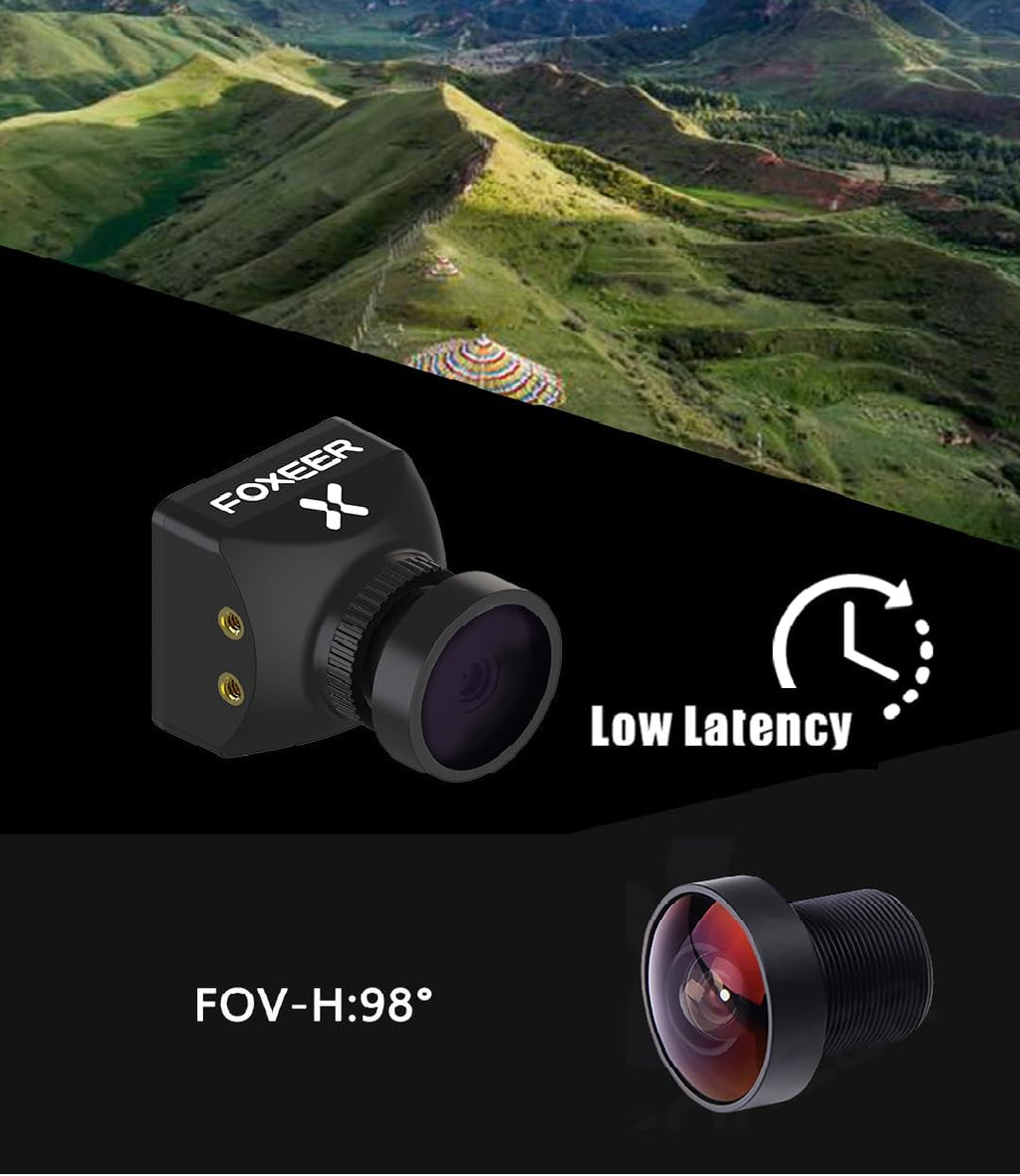 FOXEER Cámara FPV Razer Mini 1200TVL 1\/3" Sensor CMOS Lente de...