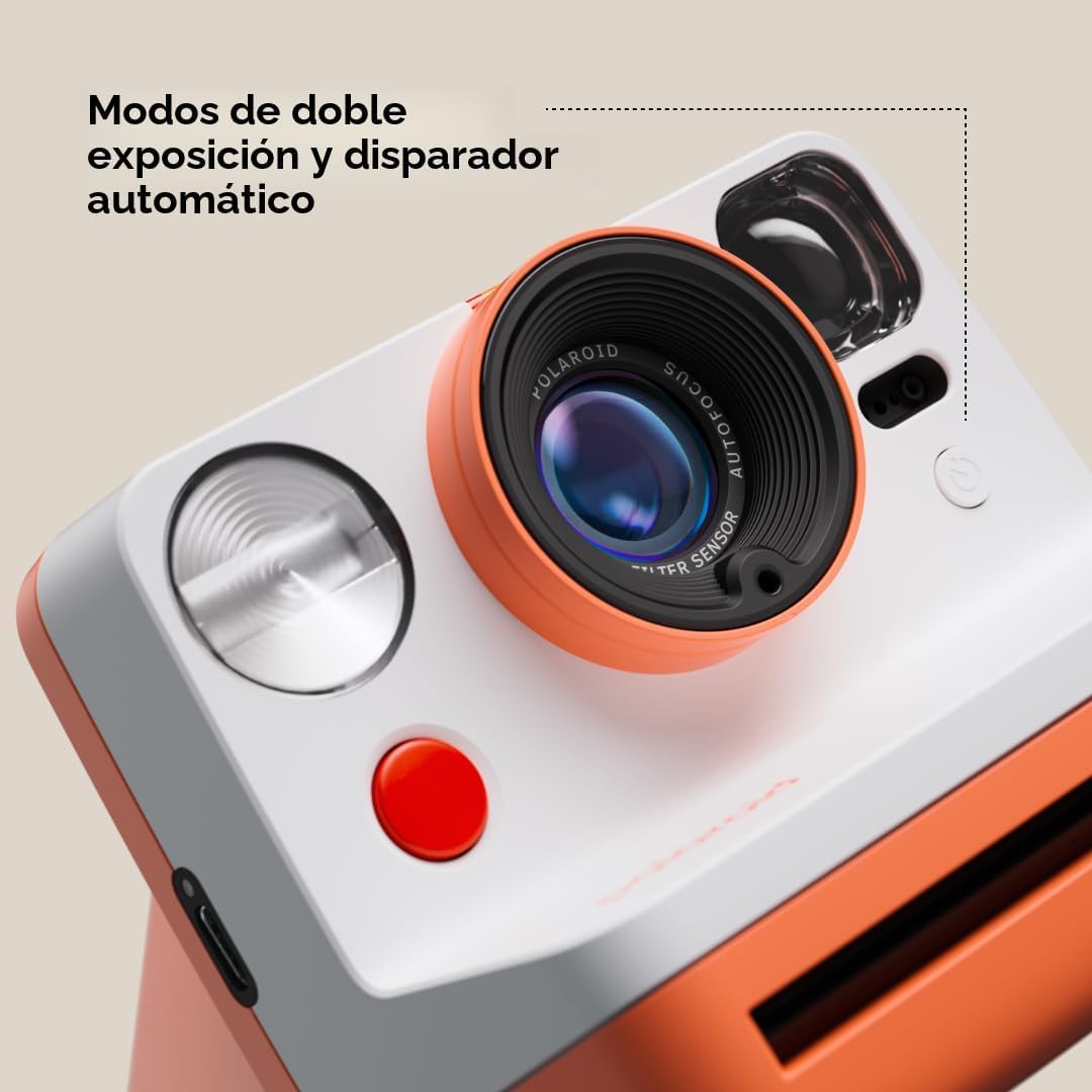 Polaroid Now - Cámara instantánea de tercera generación tipo I + pa...