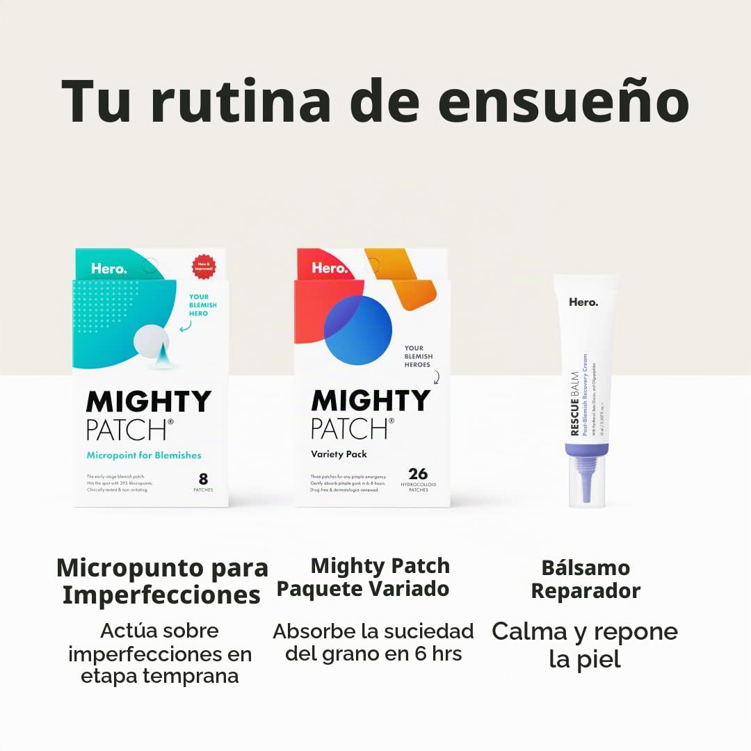 Mighty Patch™ Paquete variado de Hero Cosmetics \u2013 Parches hidr...