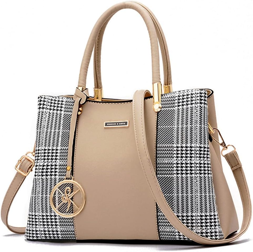 KURGOOL Bolsos y bolsos de mano para mujer, bolso de hombro con asa...