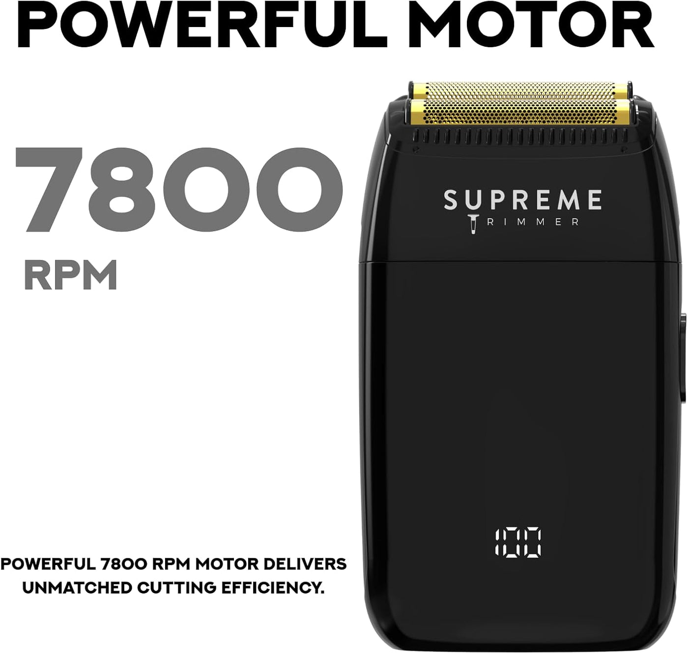 Supreme Trimmer Crunch Lite STF600 | Afeitadora profesional de dobl...