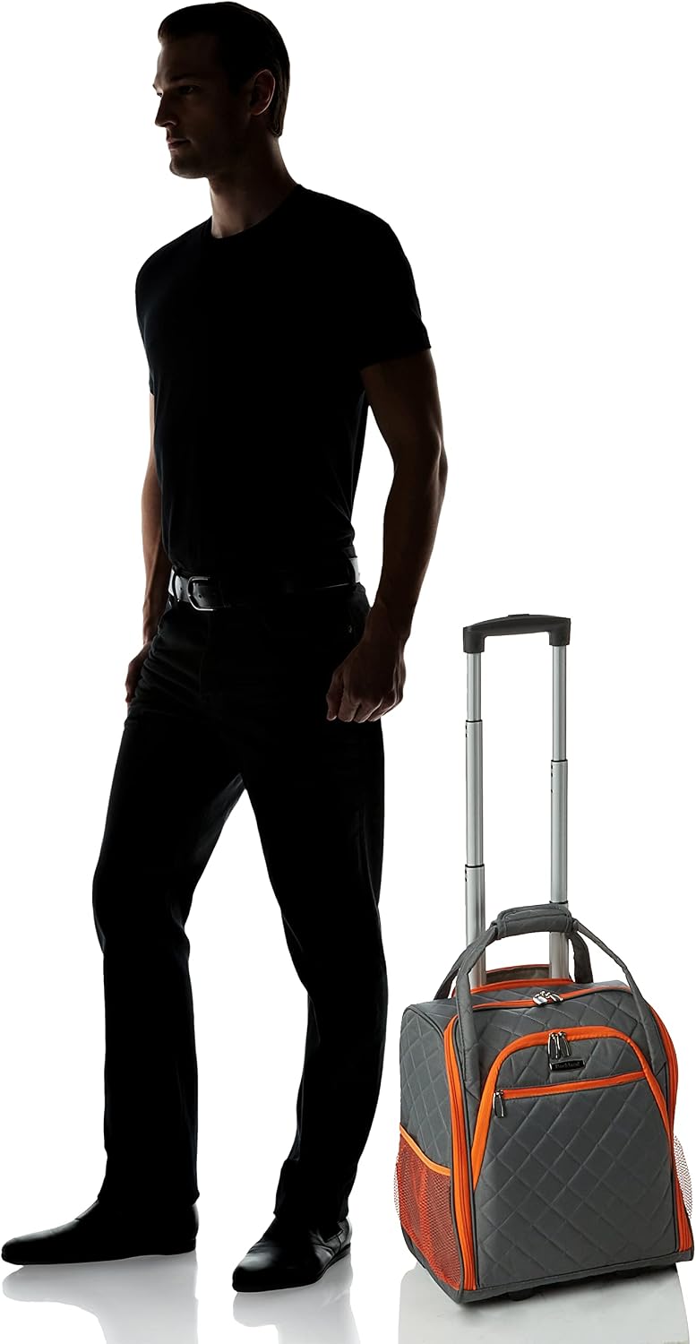 Rockland Melrose - Maleta con ruedas, de porte vertical, para caber...