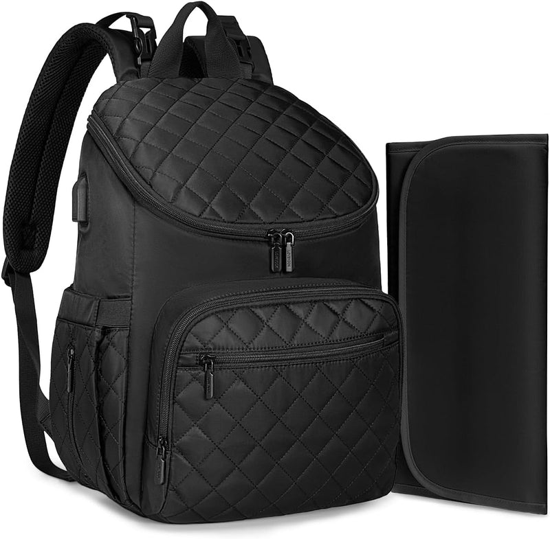 LOVEVOOK Mochila para Pañales de Gran Capacidad con Cambiador Portá...