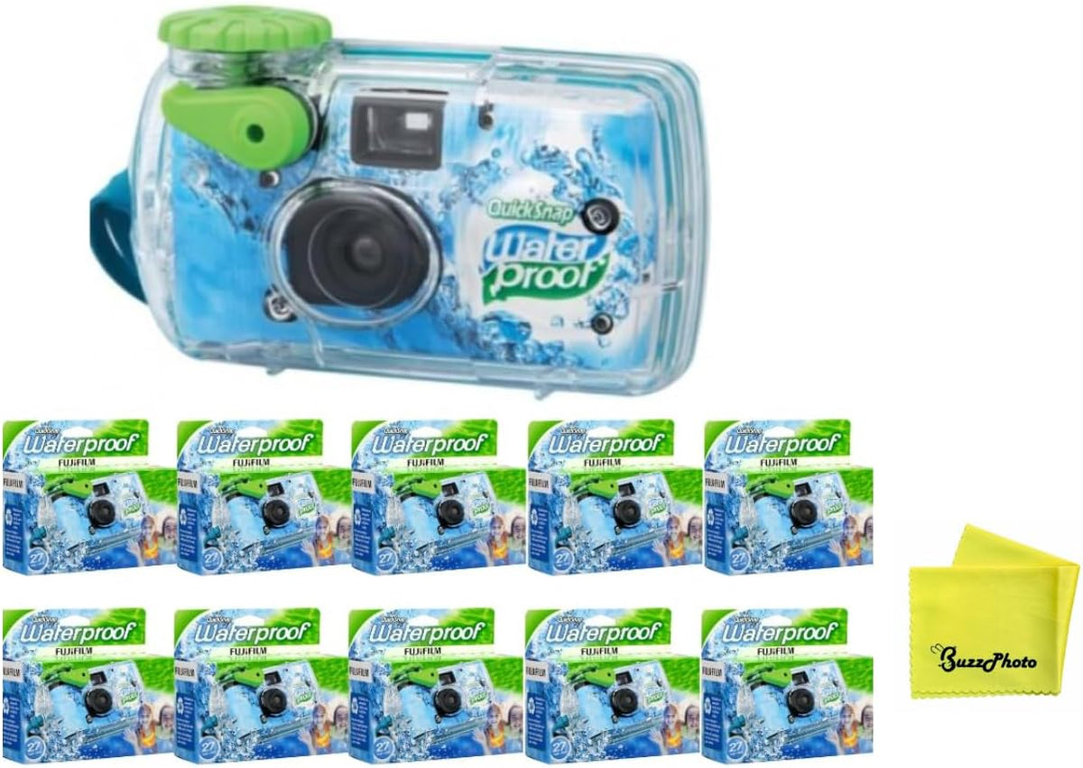Fujifilm QuickSnap 800 - Cámara desechable impermeable de 1.378 in...