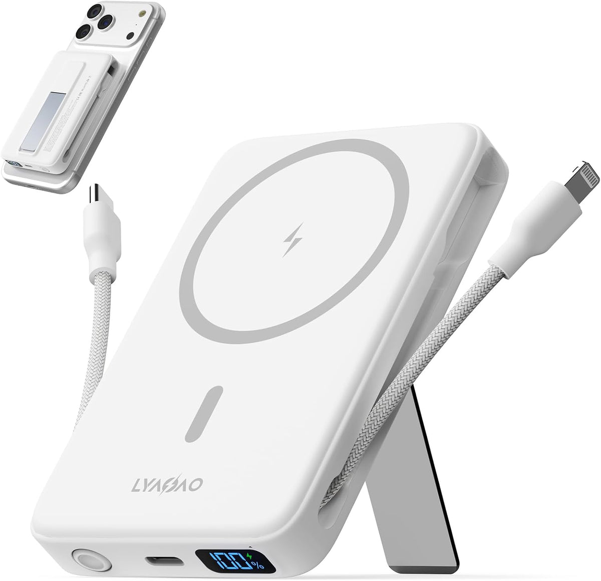 Cargador portátil magnético 10000mAh, banco de energía 22.5W con ca...