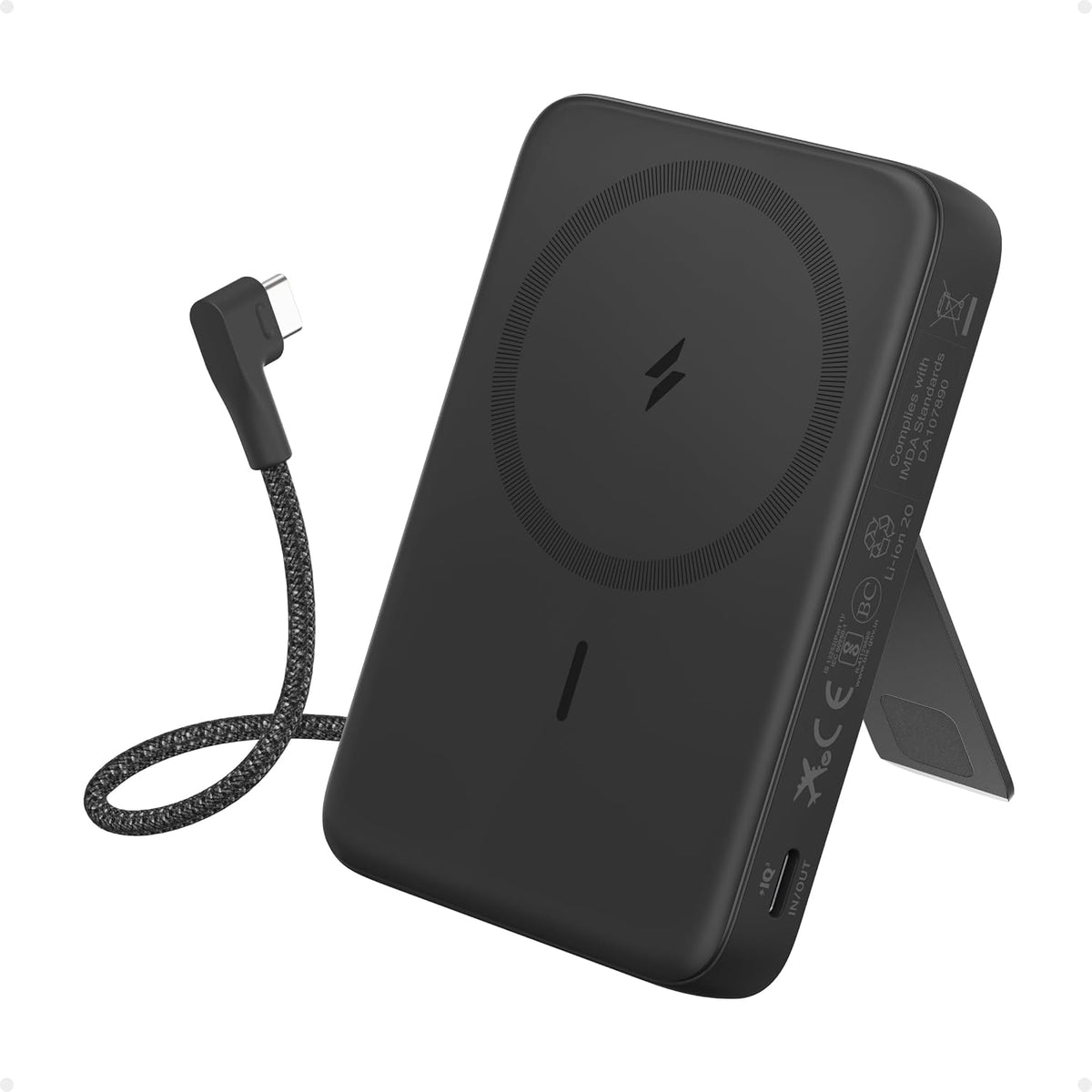 Anker Zolo - Banco de energía magnético, cargador portátil Magsafe...
