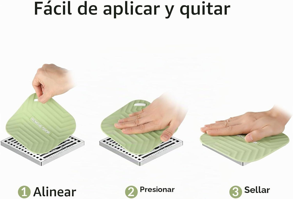 Paquete de 3 tapones de silicona para desagüe de ducha \u2013 Alfom...
