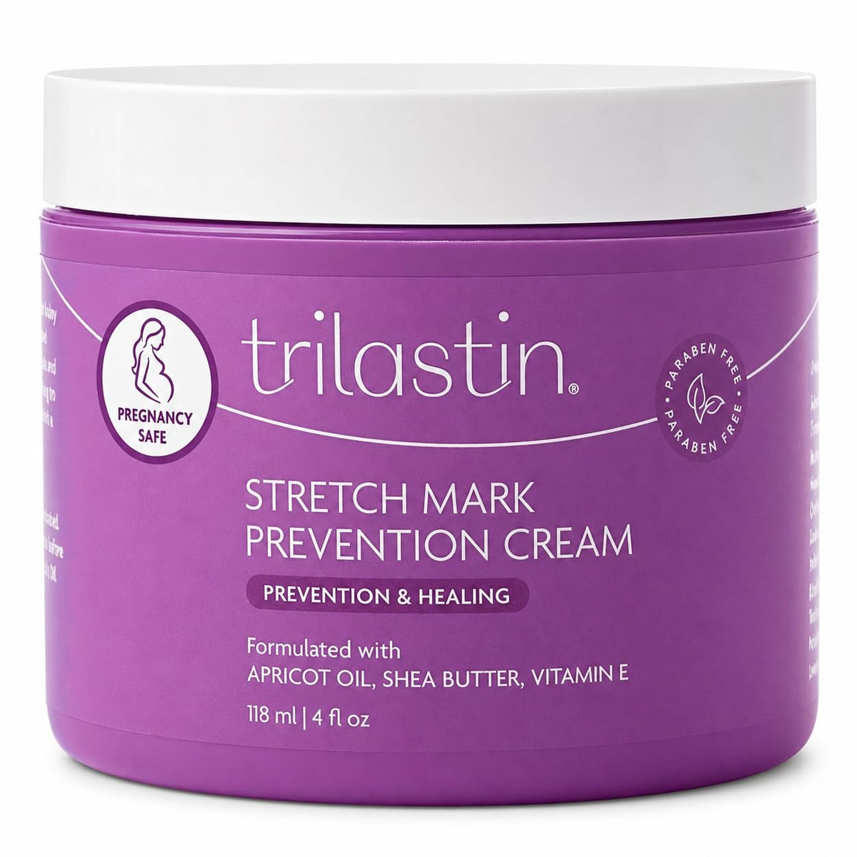 Trilastin Crema de estrías para el embarazo, crema hidratante para...