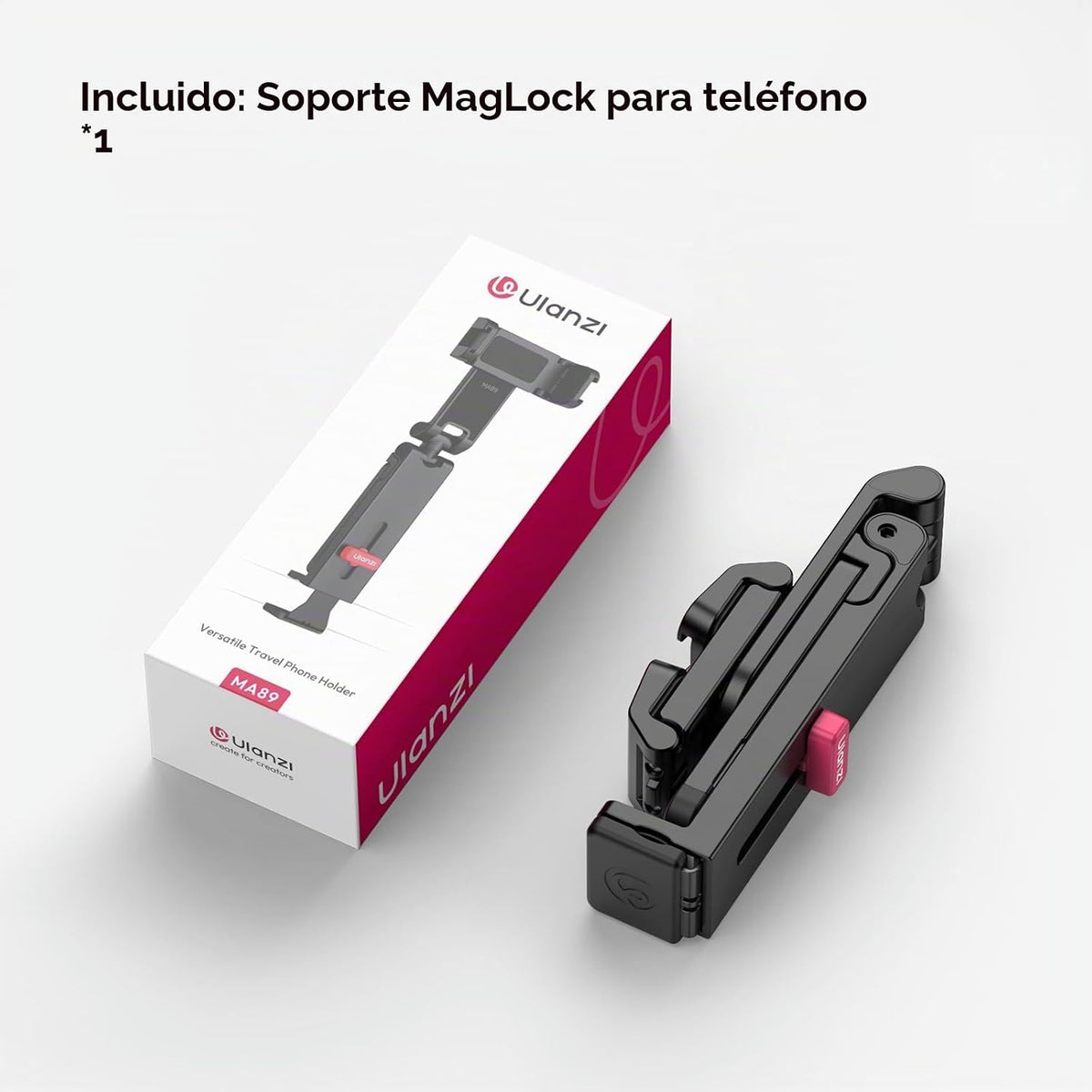 ULANZI MA89 2025 Soporte plegable para teléfono para avión, rotació...