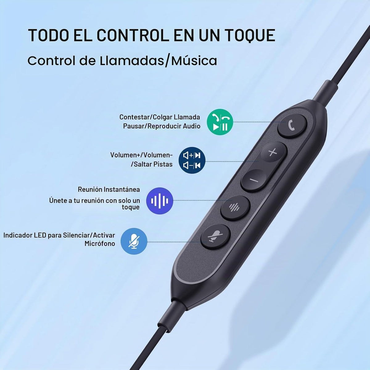 Yealink Auriculares con cable UH42 USB-C\/A,Micrófono con cancelaci...