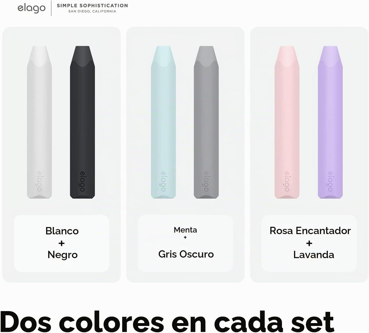 elago Agarre para Apple Pencil Pro, 1ª generación, 2ª generación y...