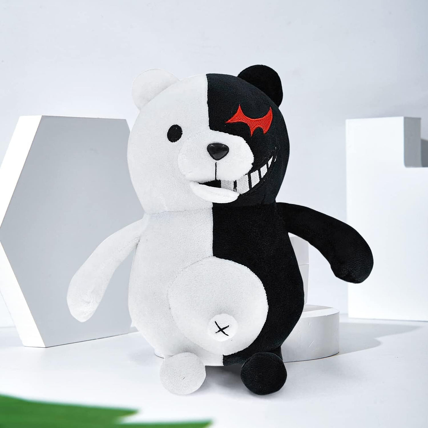 ROYAL WIND Muñeca Monokuma de anime de oso de peluche, color blanco...