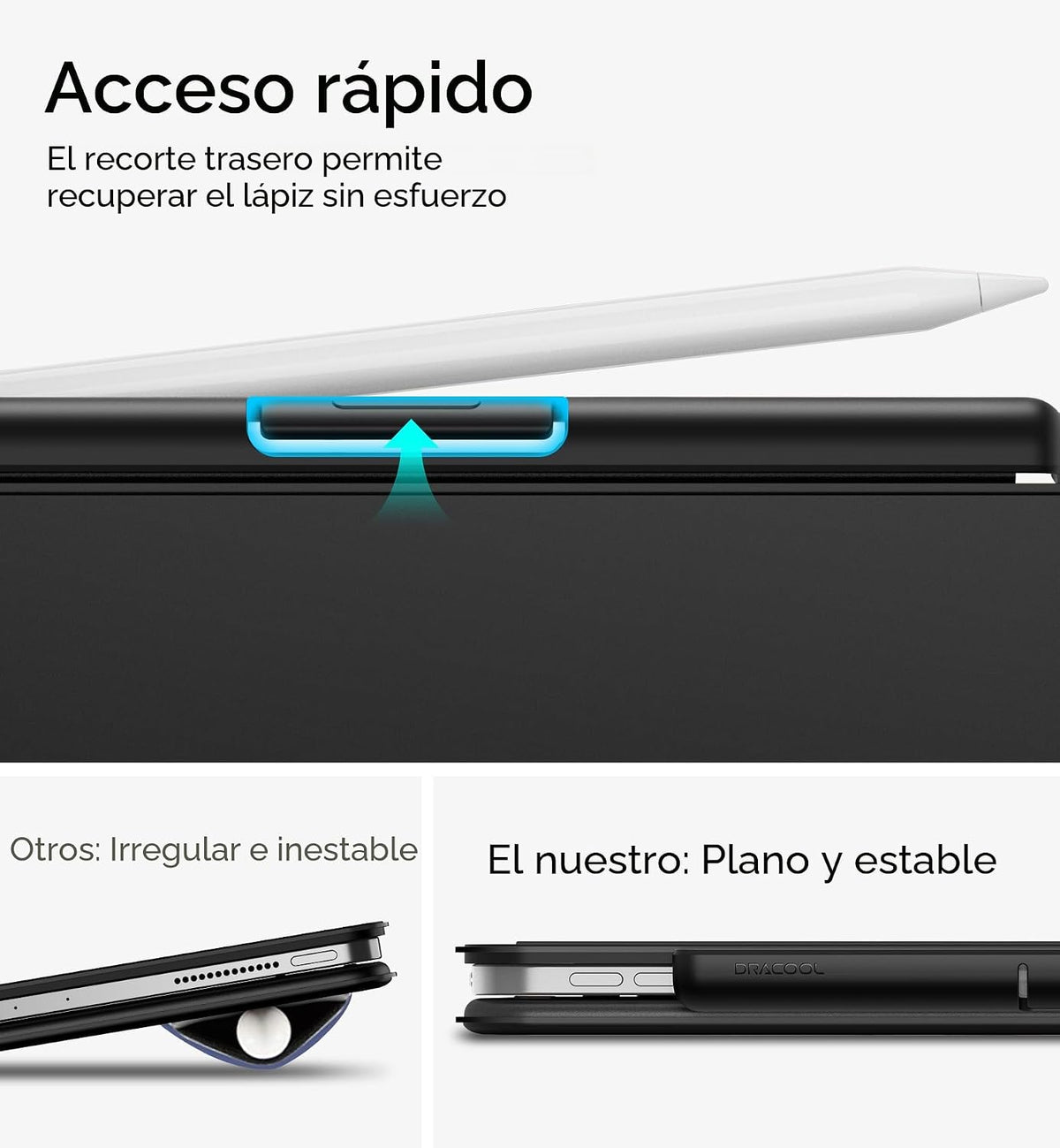 Dracool Soporte para lápiz Apple Pencil Pro\/Apple Pencil de 2ª gen...