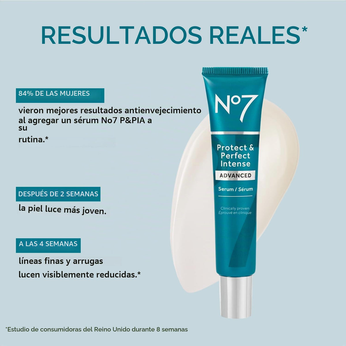 No7 Protect &amp; Perfect - Suero facial avanzado intenso, paquete...