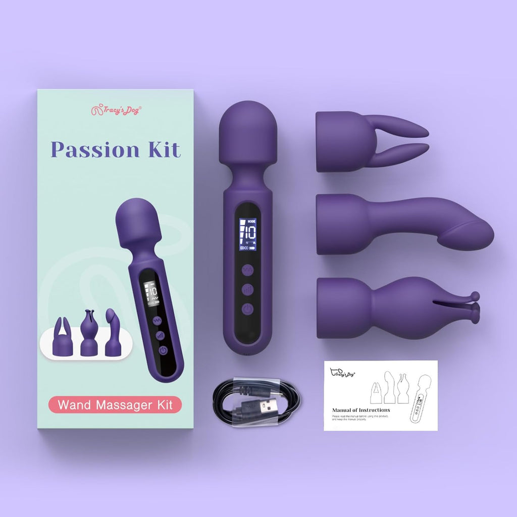 Kits de vibrador de varita Tracy's Dog, juguetes sexuales para...