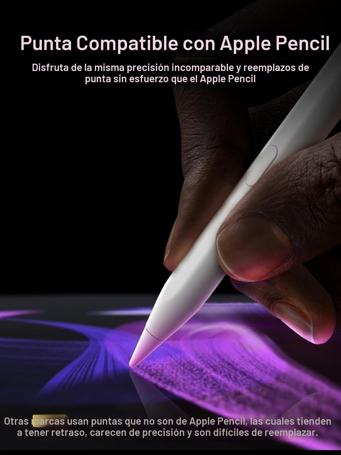 Keepro - Lápiz capacitivo para iPad 2018-2026, deshacer con un solo...