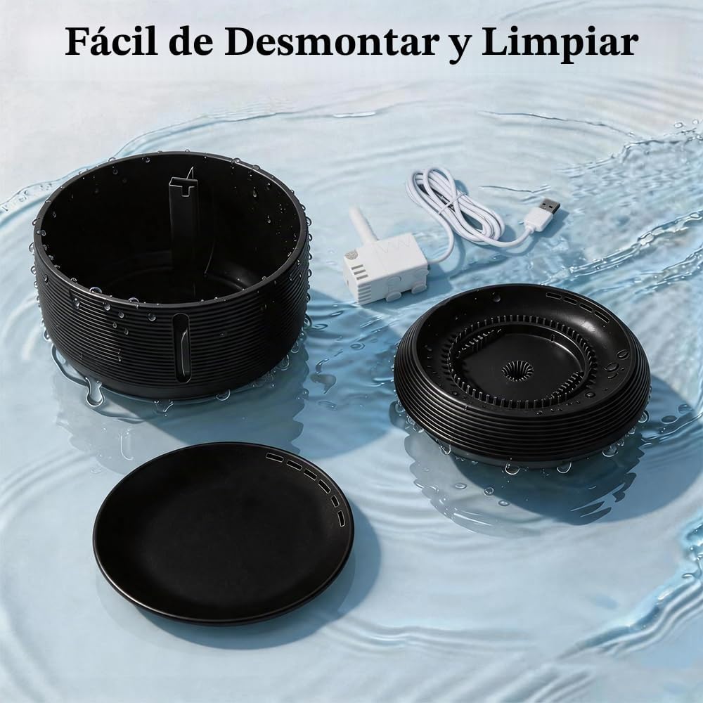 Fuente de agua para gatos de 85oz\/2.5L, fuentes de agua automática...