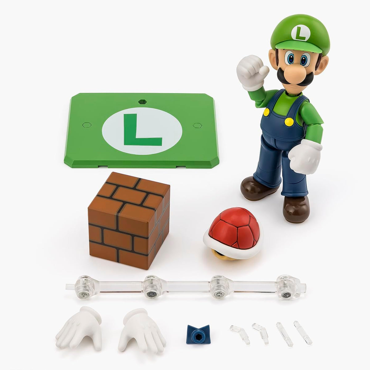 TAMASHII NATIONS - Super Mario - Figura de acción Luigi S.H.Figuart...