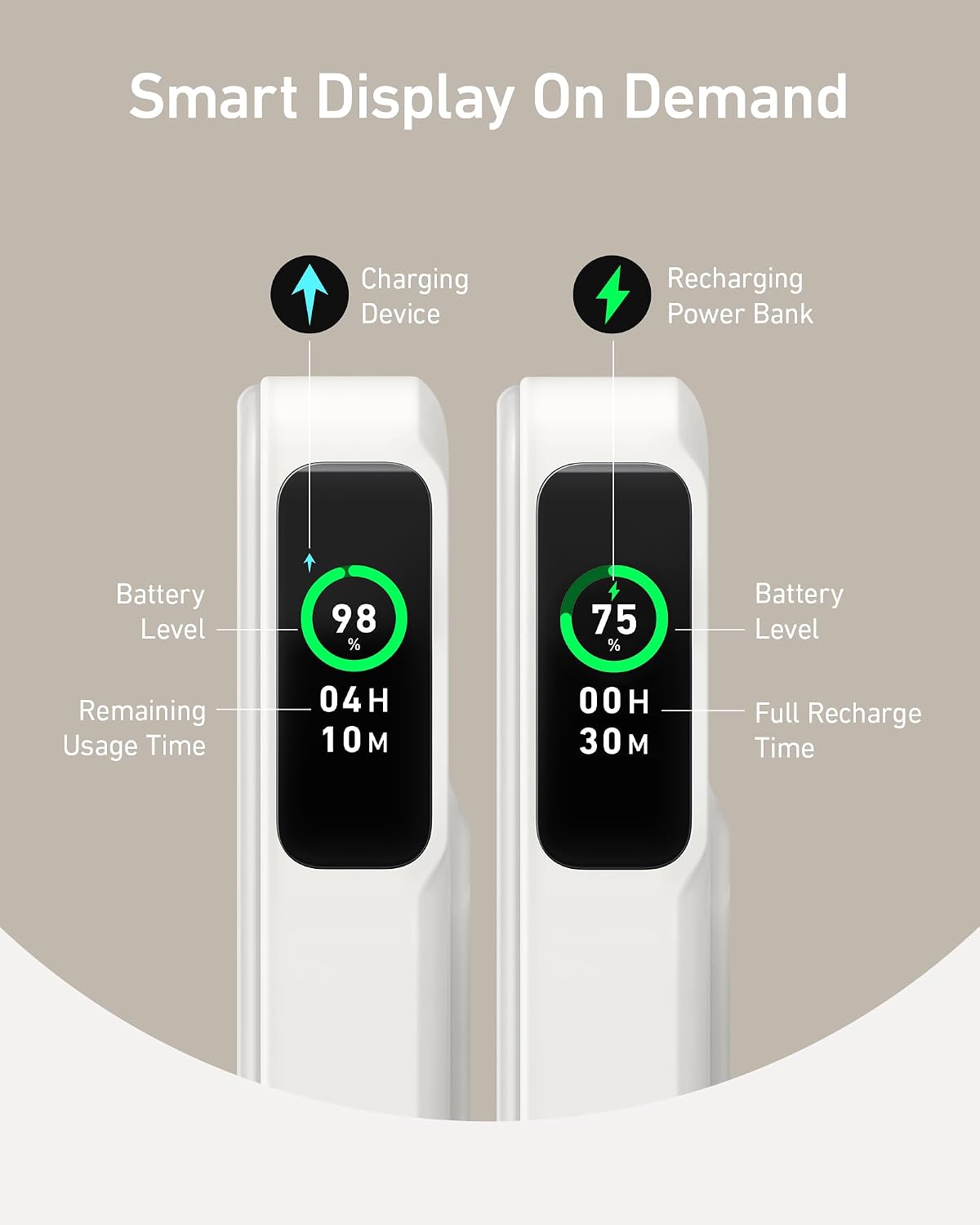 Anker MagGo Power Bank, cargador portátil máximo de 15 W con certif...