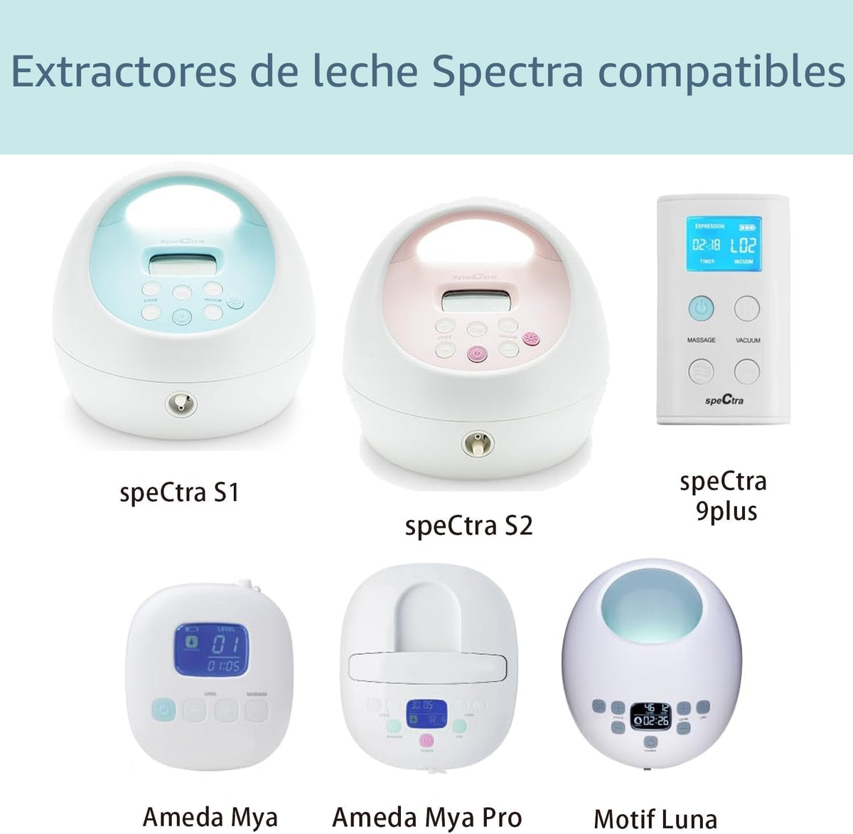 Momstouch Piezas de bomba compatibles con Spectra S1\/S2\/9 Plus, n...