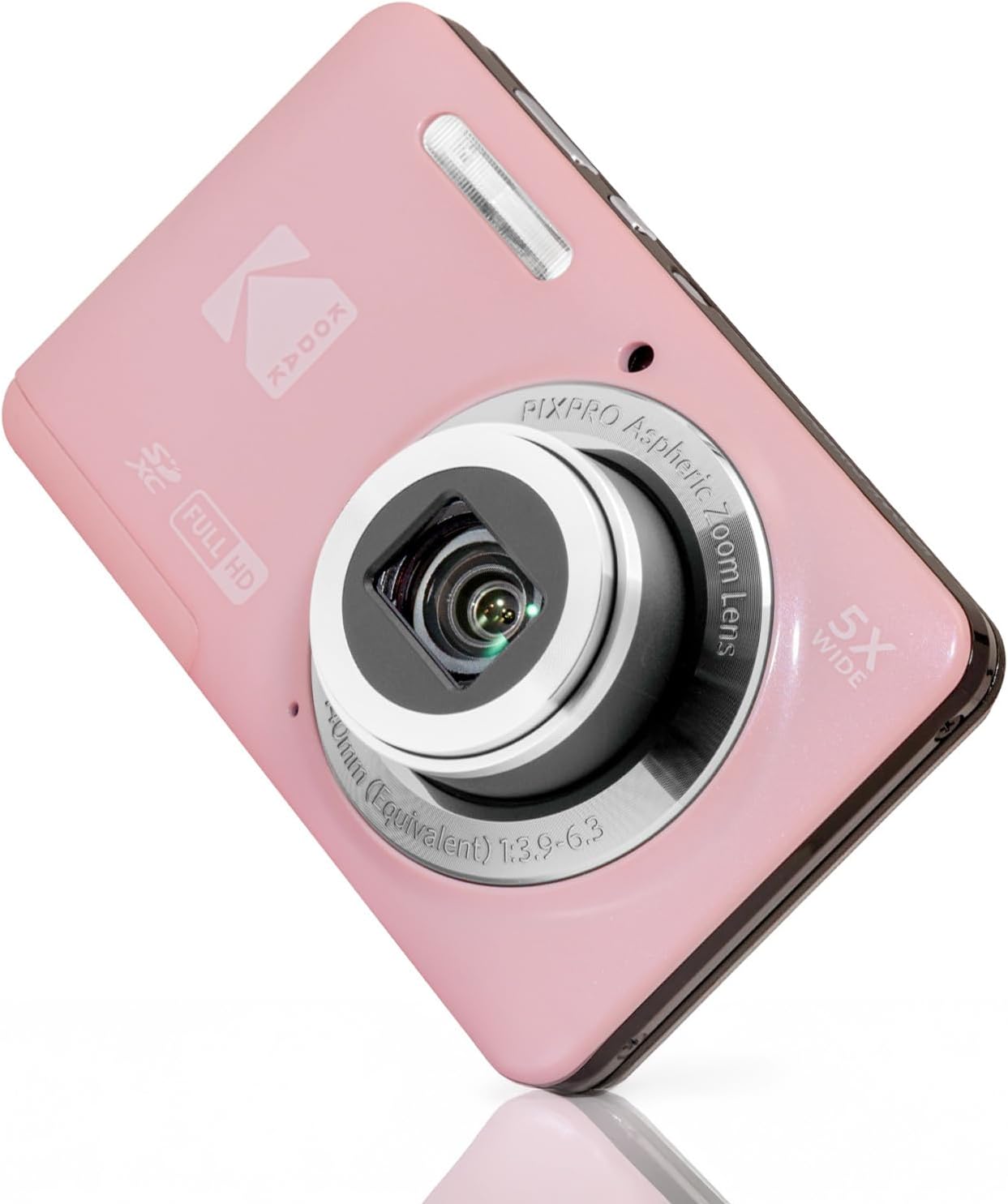 Kodak PixPro Friendly Zoom FZ55 16MP 1080p Cámara Full HD (Rosa pas...