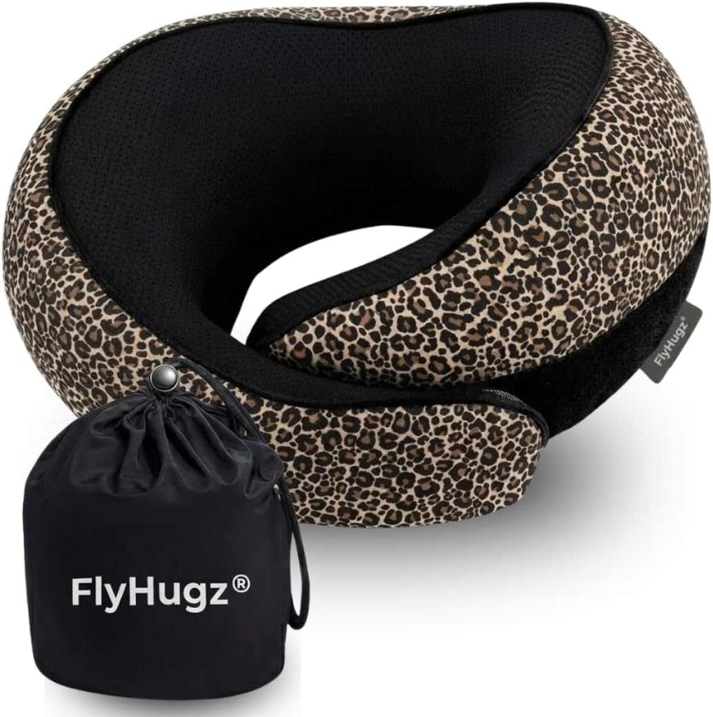 FlyHugz® Almohada de viaje para el cuello | Almohada cervical de es...