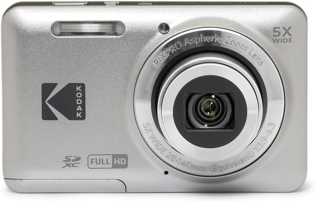 KODAK PIXPRO FZ55-GRY - Cámara digital de sensor CMOS de 16MP con z...