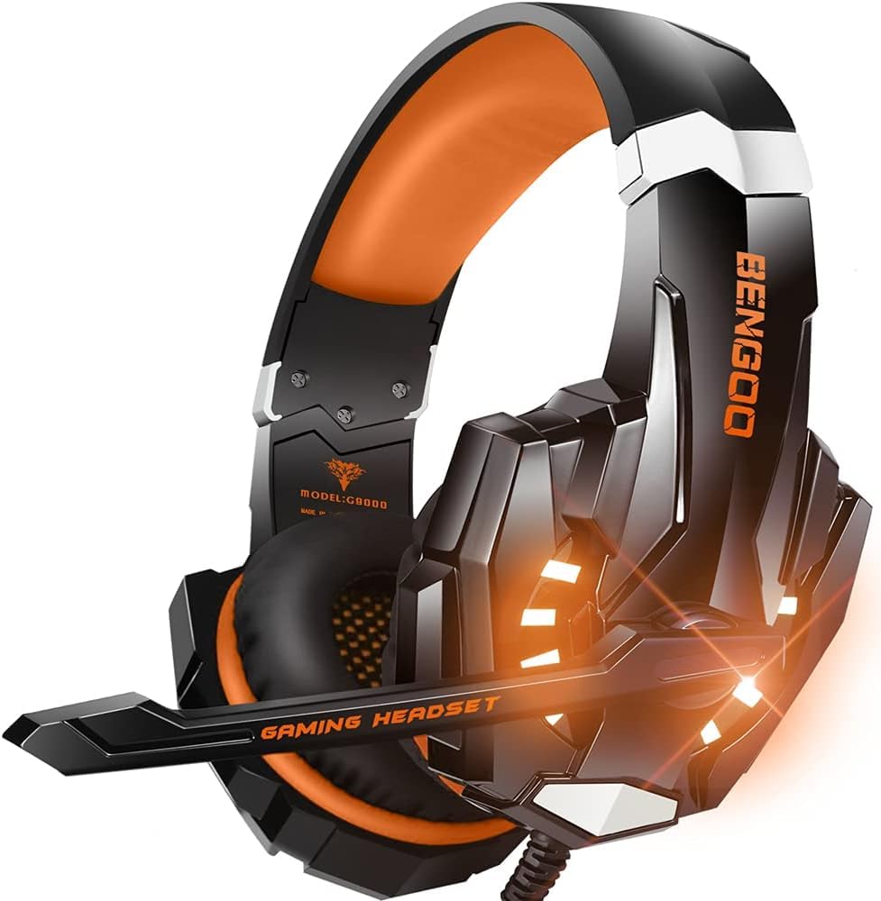 BENGOO G9000 Auriculares estéreo para juegos para PS4, PC, controla...