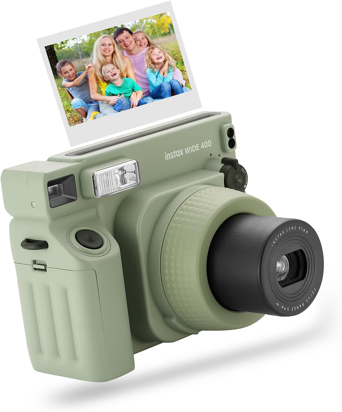 Fujifilm Cámara instantánea Instax Wide 400 + funda para cámara + 4...