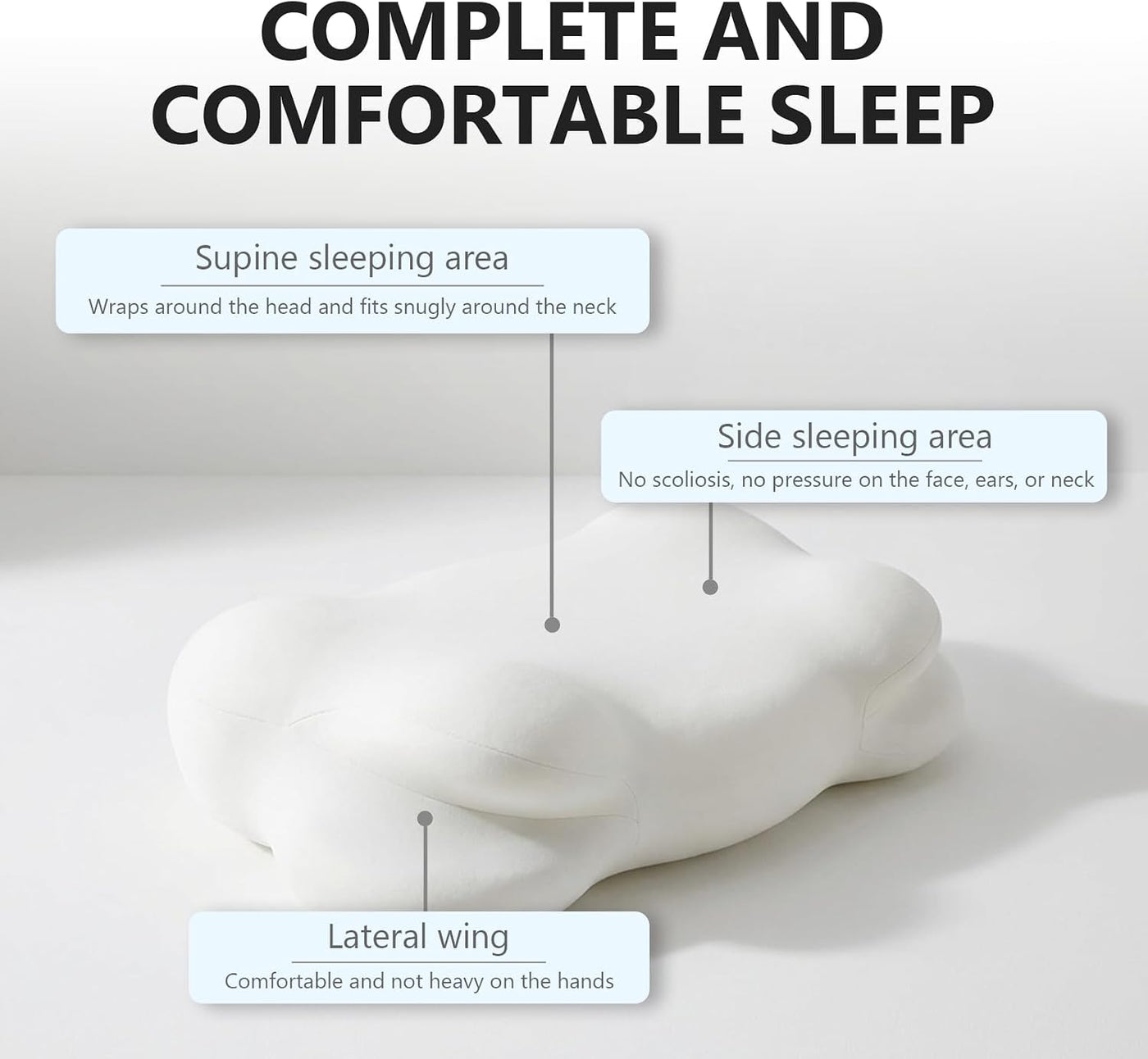 TGAHY Almohada Cloud de espuma viscoelástica ergonómica para el cue...