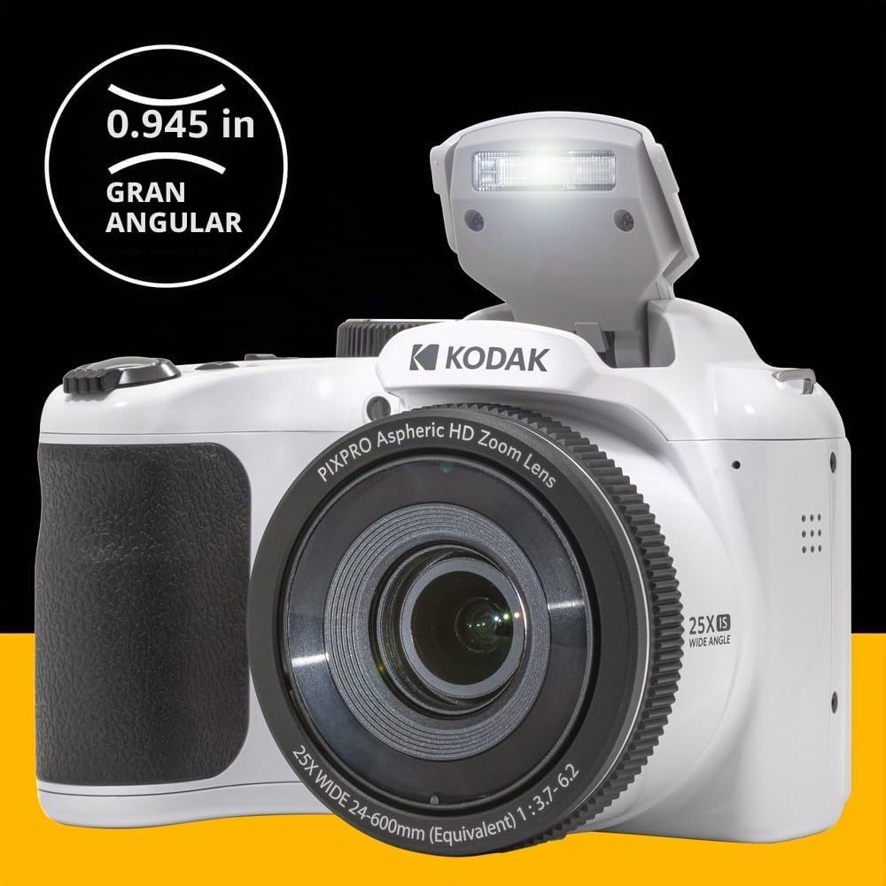 KODAK PIXPRO AZ255 - Cámara digital de 16 MP, zoom óptico de 25x, A...