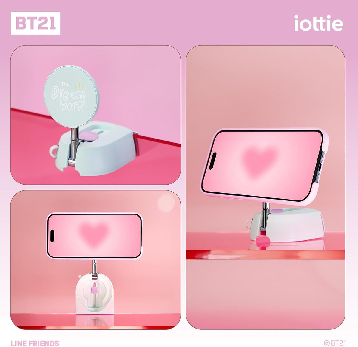 iOttie con soporte magnético BT21 Treker de viaje, trípode verde co...
