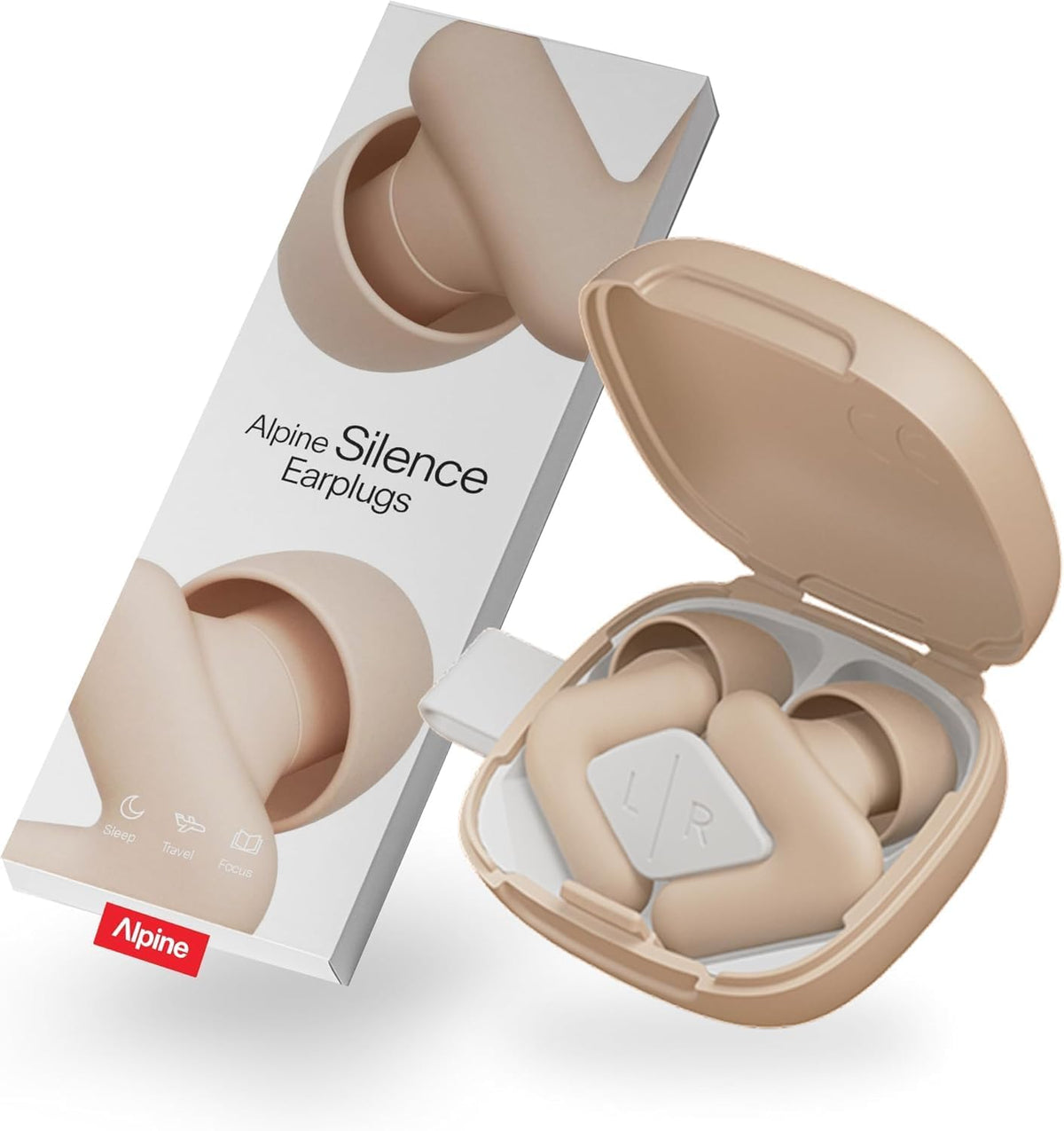 Tapones Alpine Silence para dormir, concentración y viajes - Ajuste...