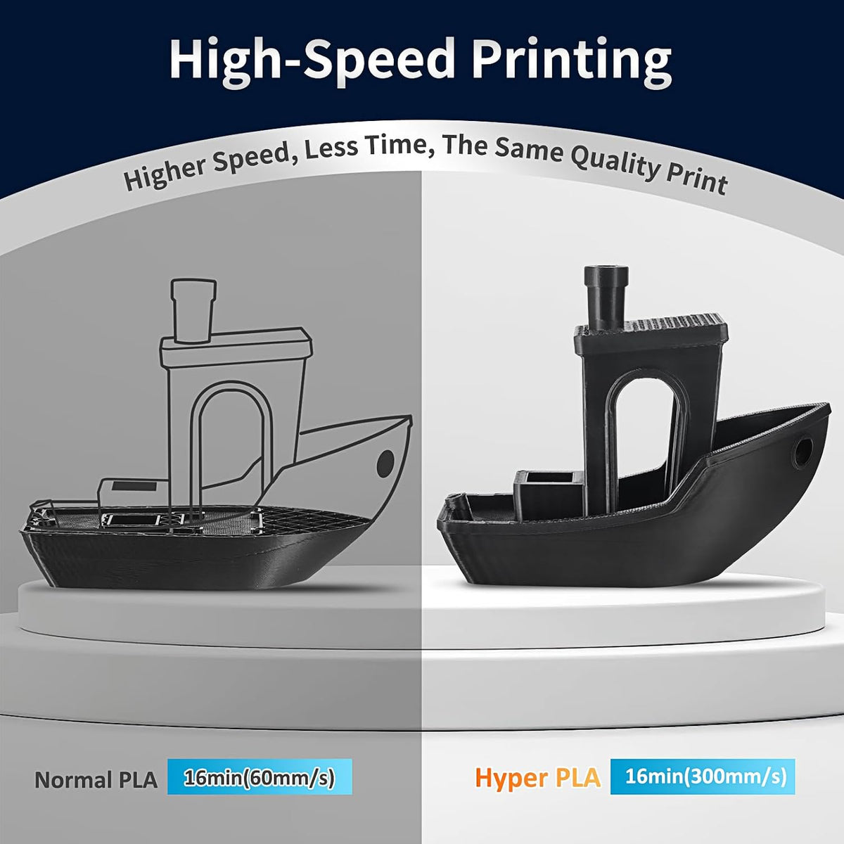 ERYONE Filamento PLA Plus de alta velocidad 1.75mm +\/- 0.03mm, fil...