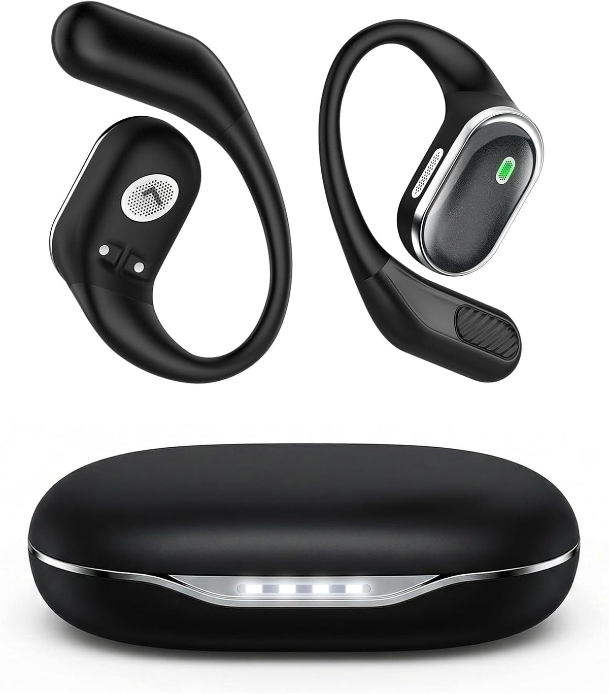 Auriculares inalámbricos de oreja abierta, auriculares Bluetooth, a...