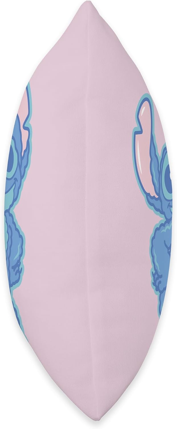 Disney Lilo &amp; Stitch - Almohada mullida y bonita de puntada de...