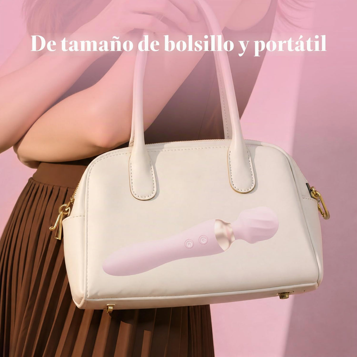 MOOLIGIRL Sex Toys - Varita vibradora de doble extremo, 24 patrones...
