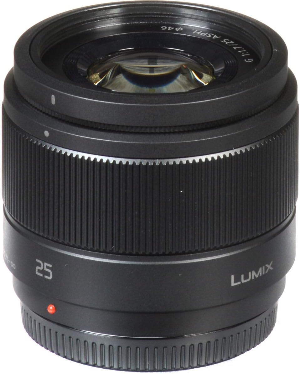 Lente Panasonic LUMIX G, 25 mm, F1.7 ASPH, Micro Cuatro Tercios sin...