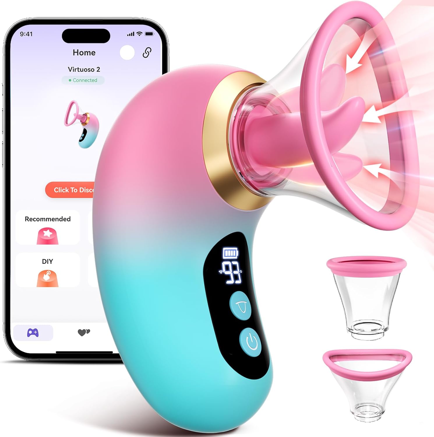 Gasevimo Juguetes para adultos, vibrador de juguete rosa \u2013 Jug...
