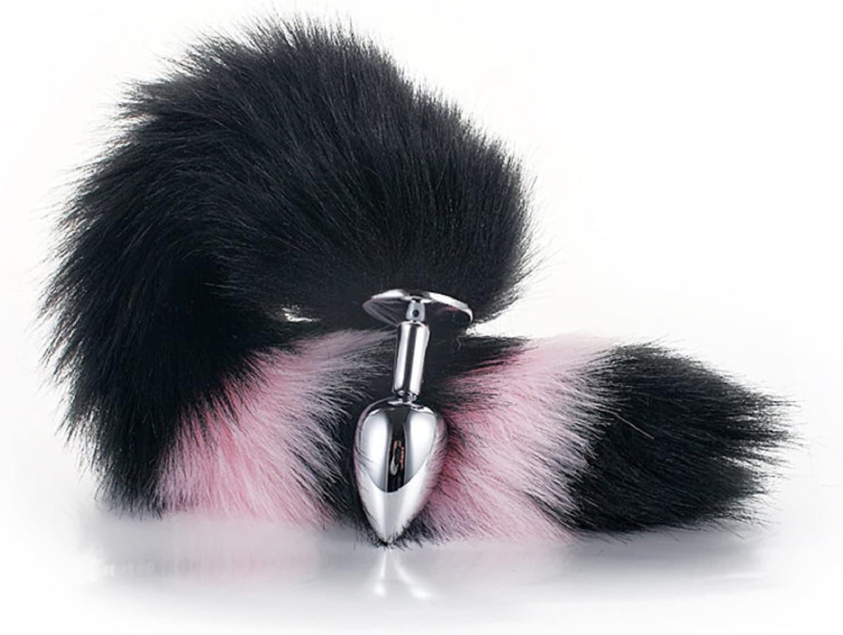 Enchufe anal Butt Plug, 5 unids\/set Sexo Fox Tail Anales Plug Jugu...