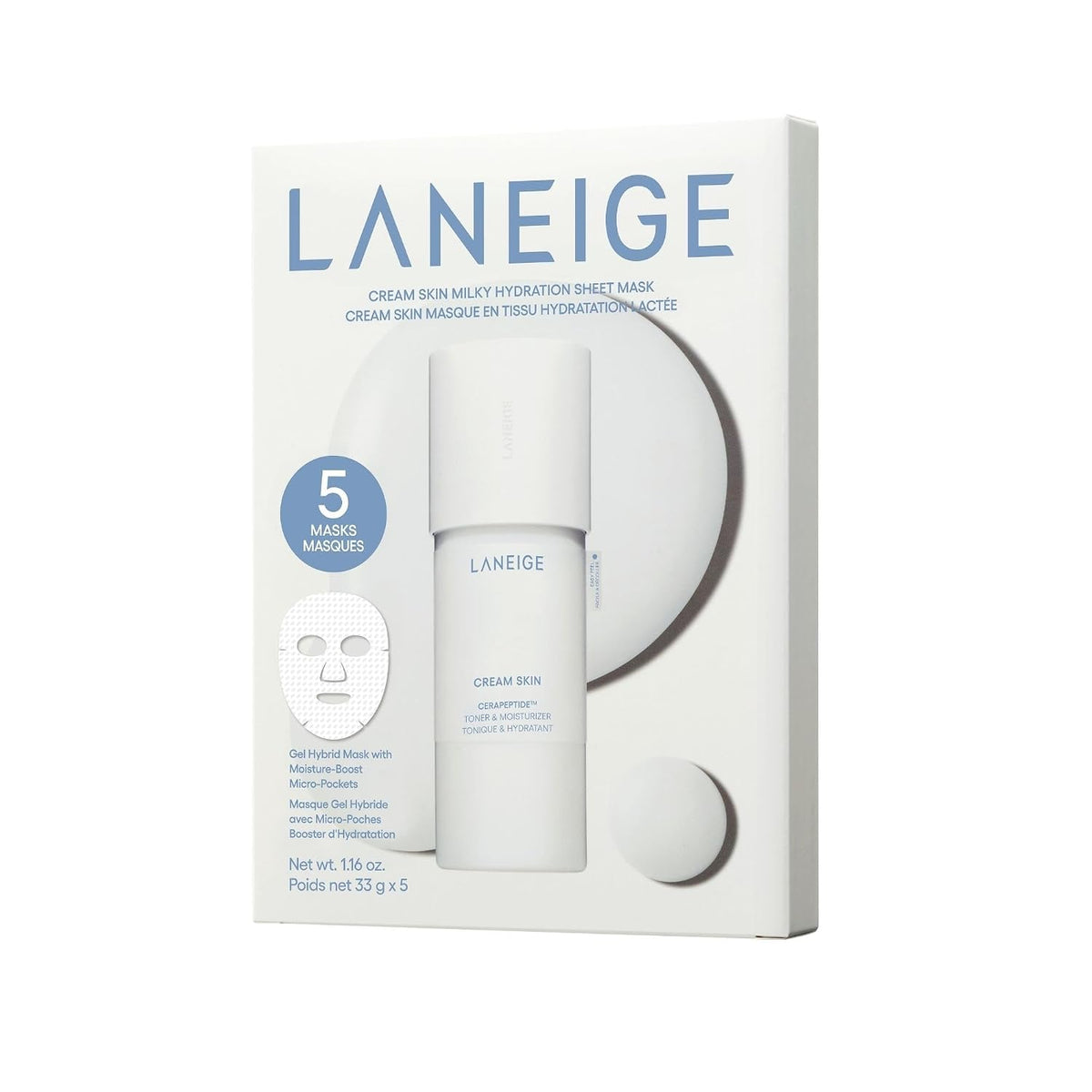 LANEIGE Tónico e hidratante para la piel en crema: Tóner lechoso co...
