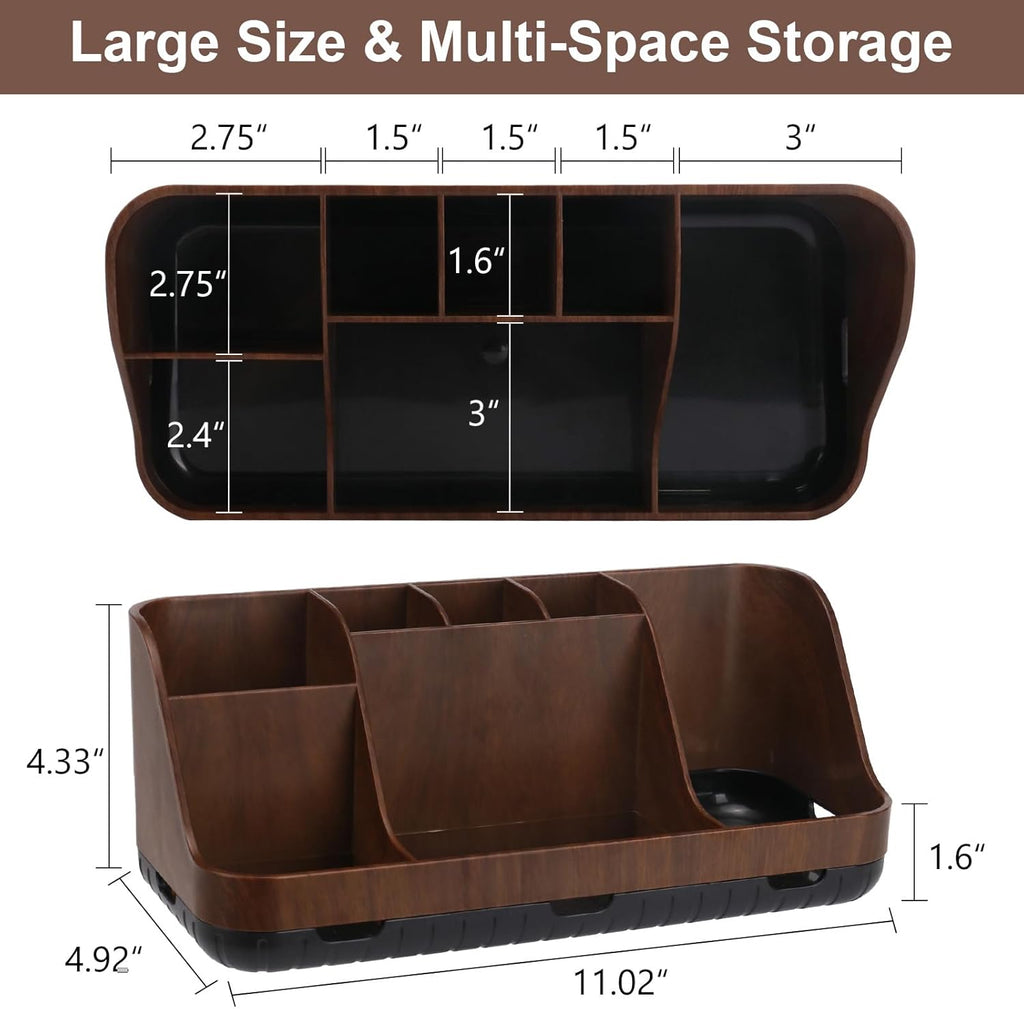 GFWARE Portacepillos de dientes de madera para baños, organizador d...