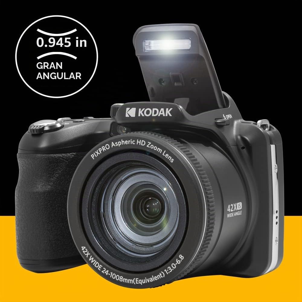 KODAK PIXPRO AZ425 - Cámara digital de 20 MP, zoom óptico 42x, OIS,...