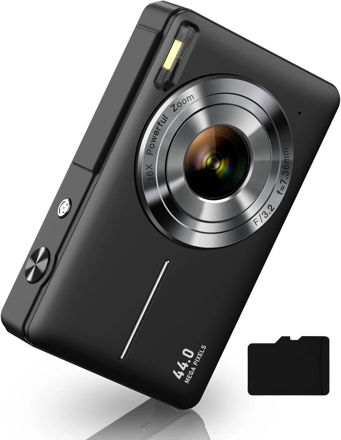 Cámara digital 1080P con tarjeta 32G 16X Zoom Flash portátil para n...