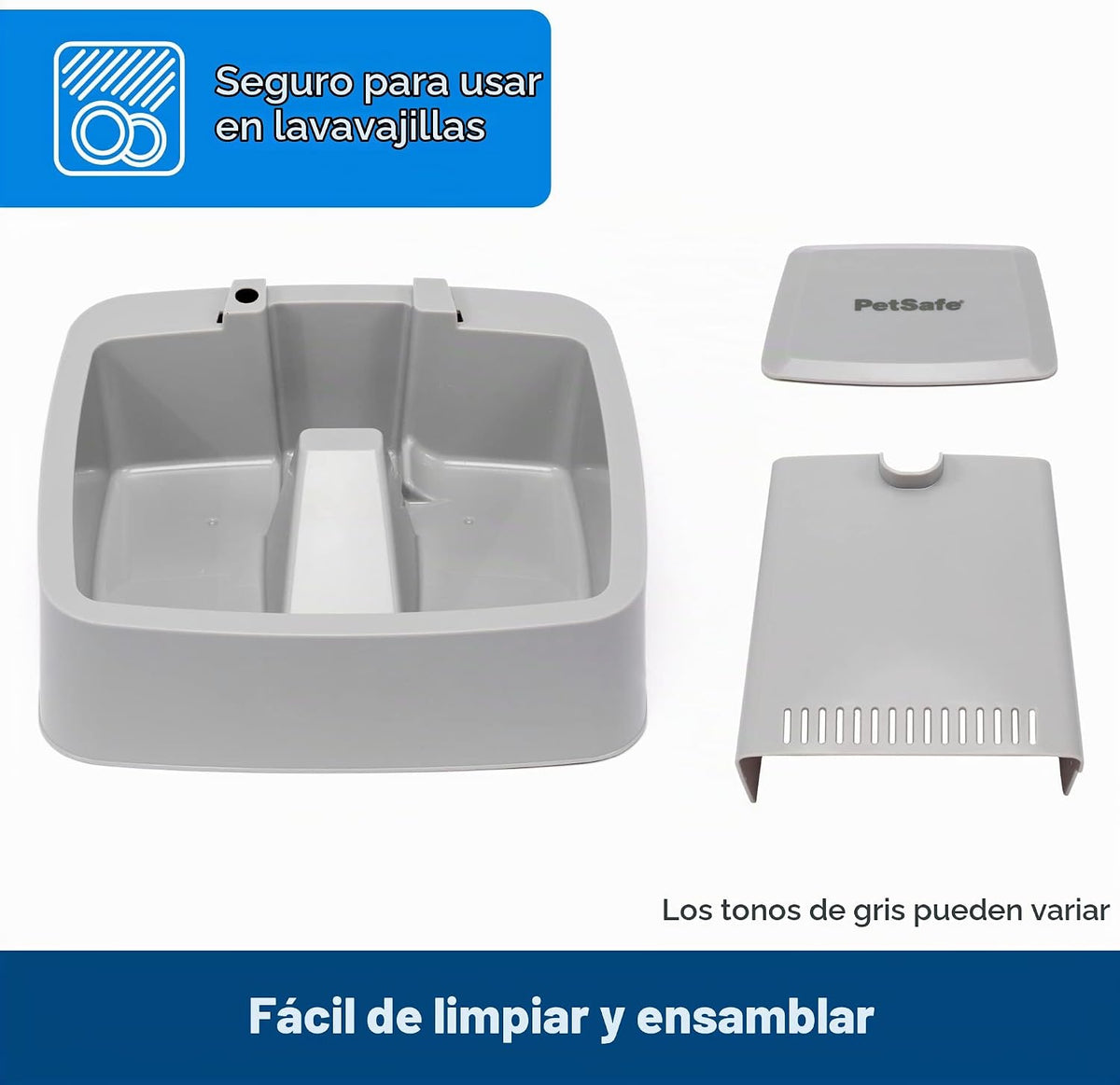 PetSafe Oasys - Fuente para mascotas de 1\/2 galón, estación de hid...