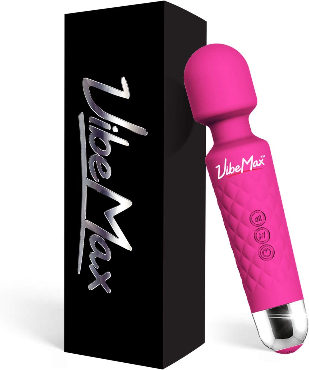 VibeMax Masajeador personal recargable, potente vibración de múltip...