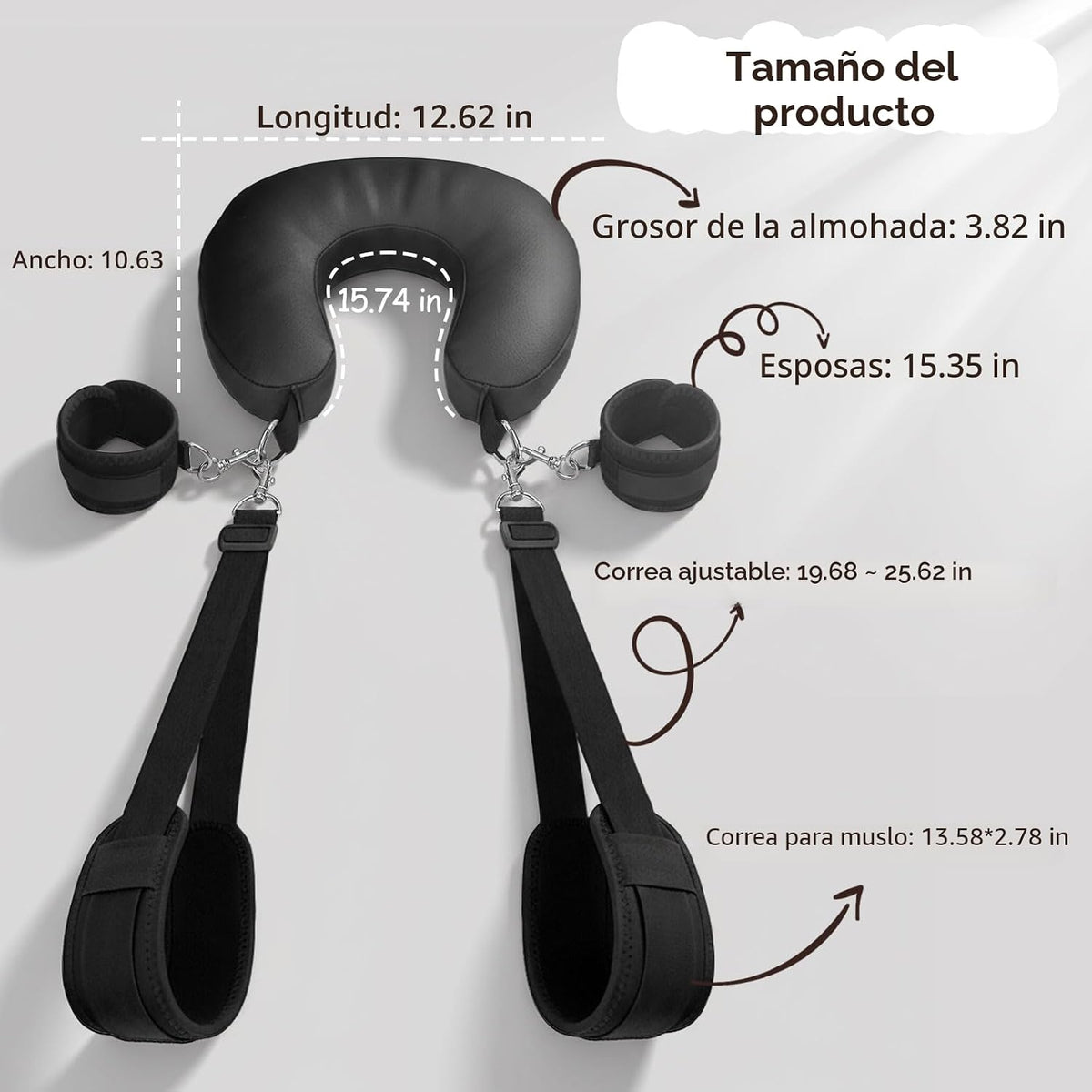 Juguetes BDSM con restricciones sexuales de bondage, juguetes sexua...