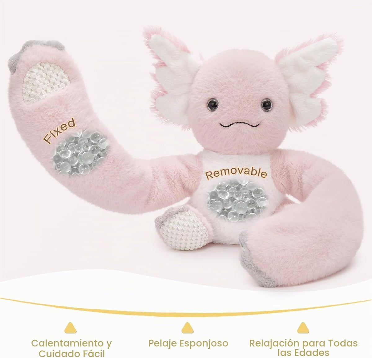 MaoGoLan Animal de Peluche Axolotl Calentable en Microondas y con P...