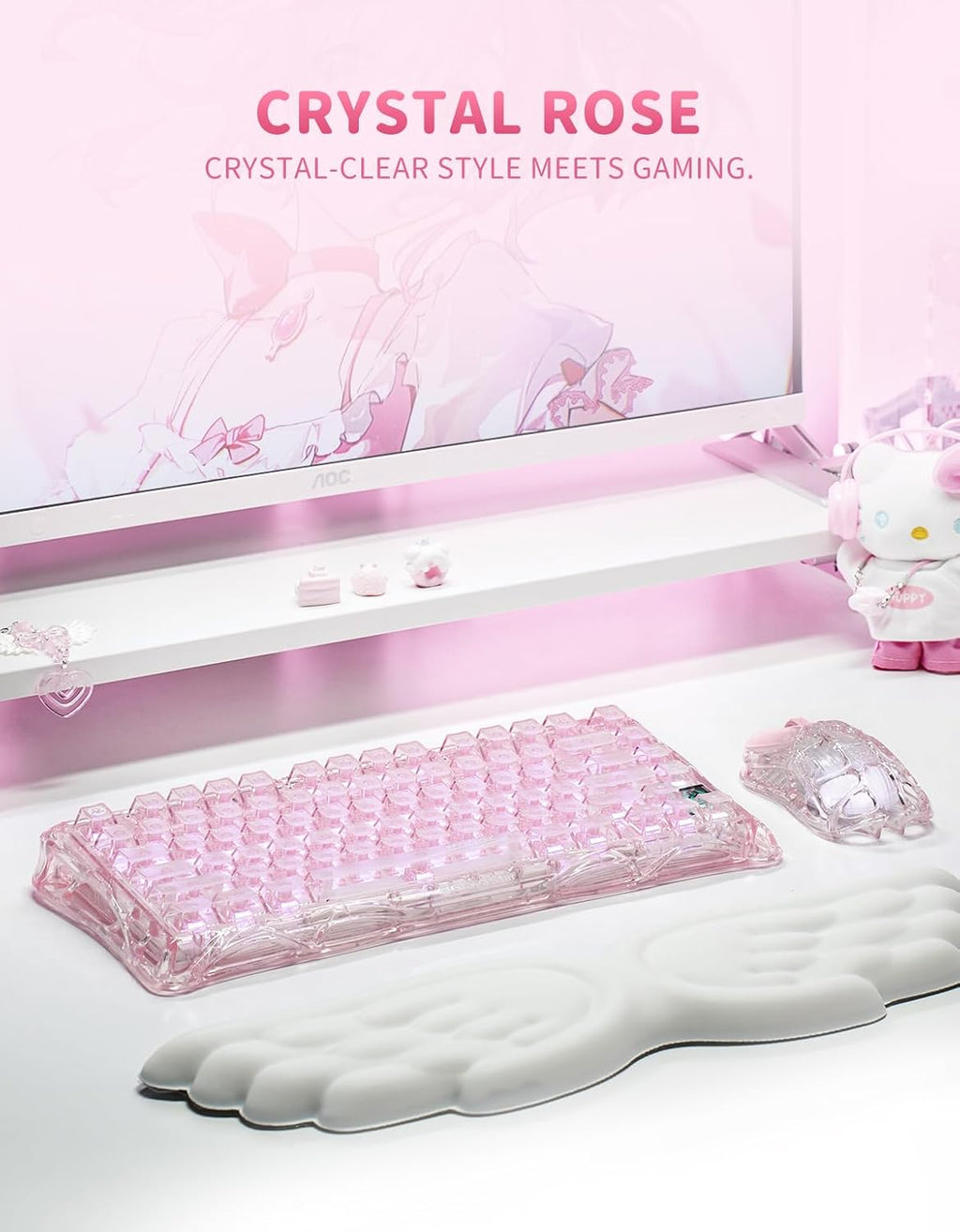 GravaStar Mercury K1 Lite 75% Teclado mecánico inalámbrico para jue...